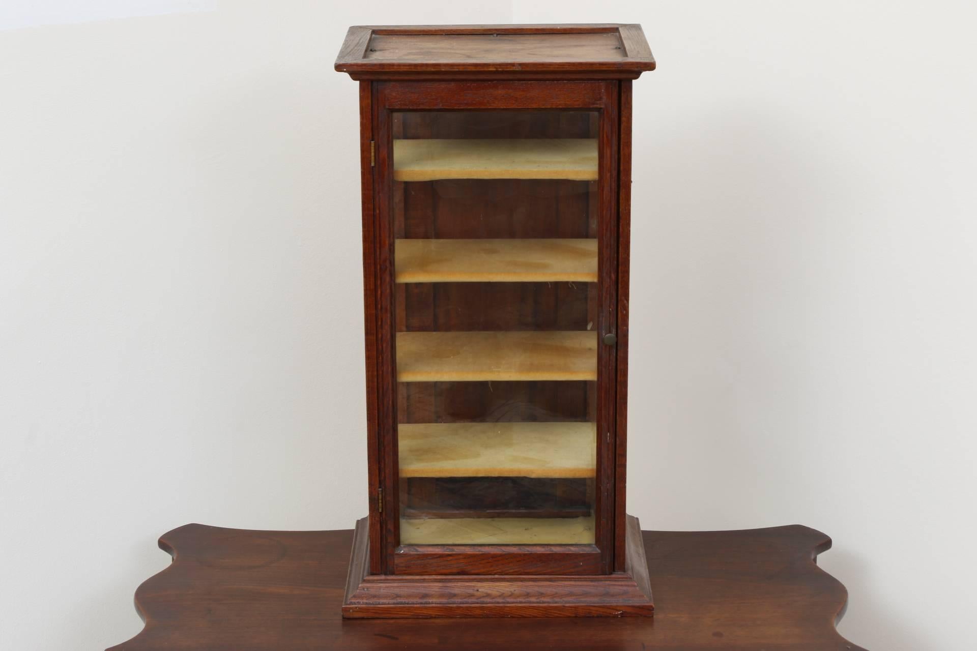 Edwardian Antique Diminutive Curio Cabinet