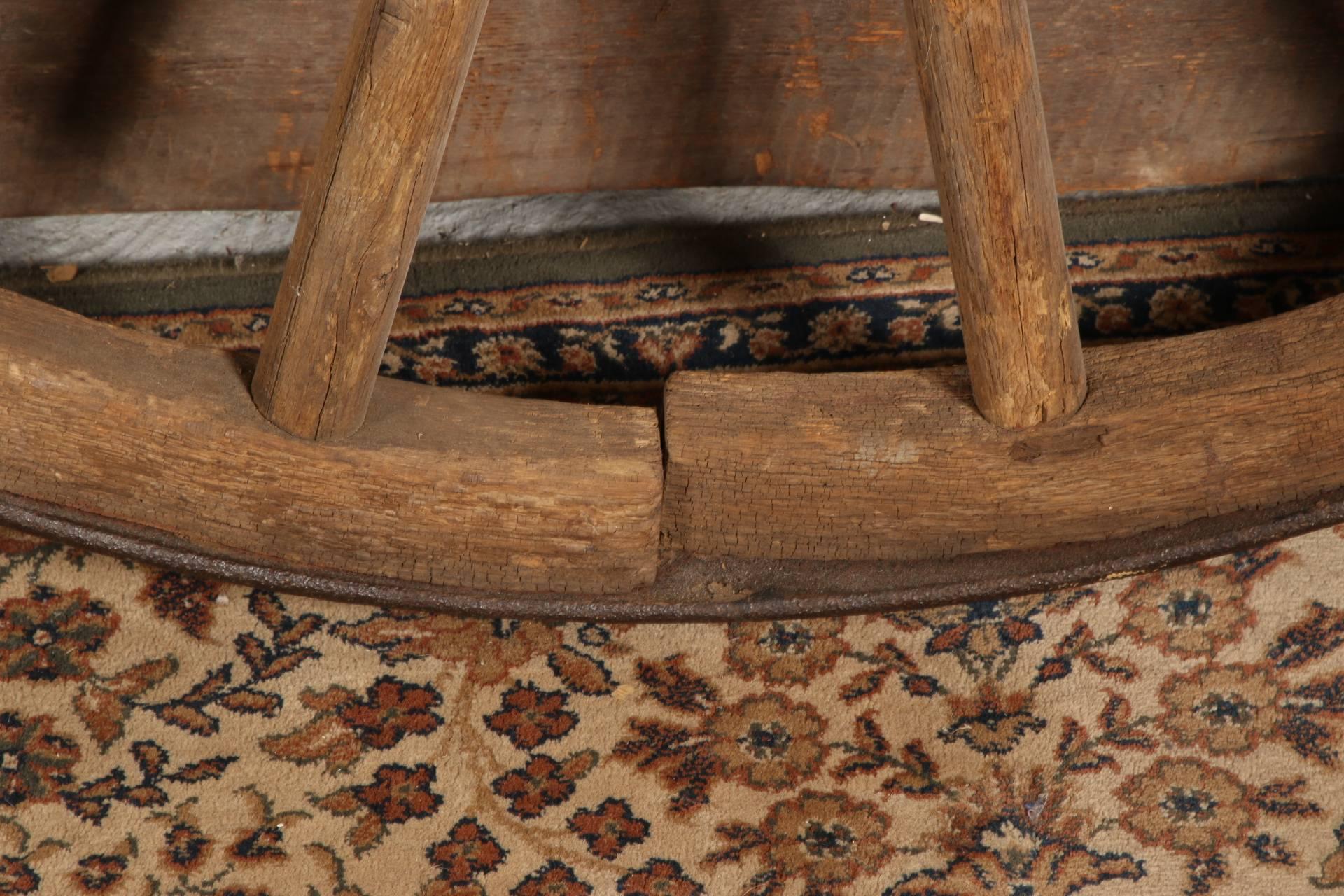 American Pair of Antique Wagon Wheels