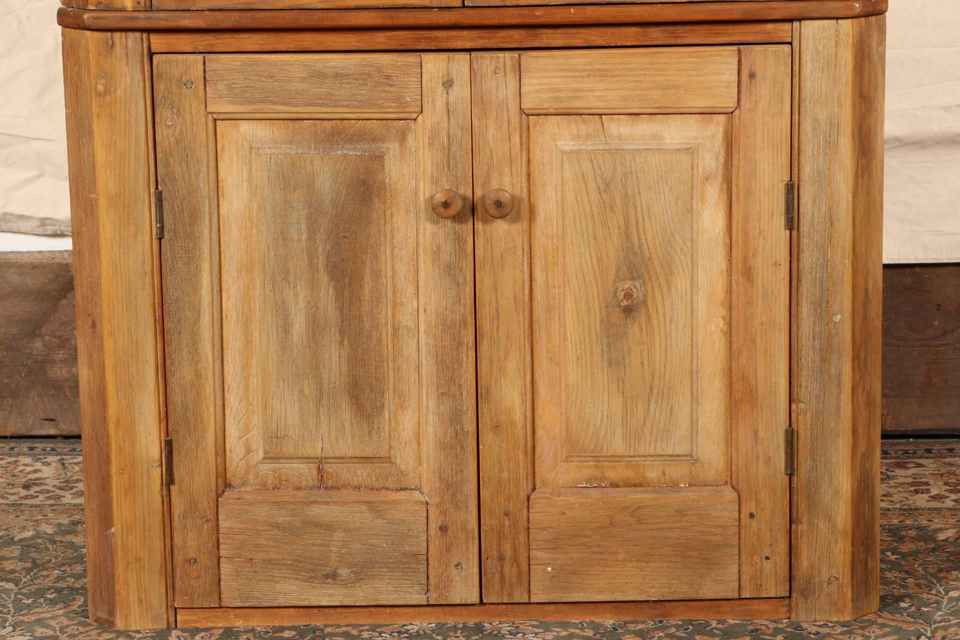 pine corner cabinets