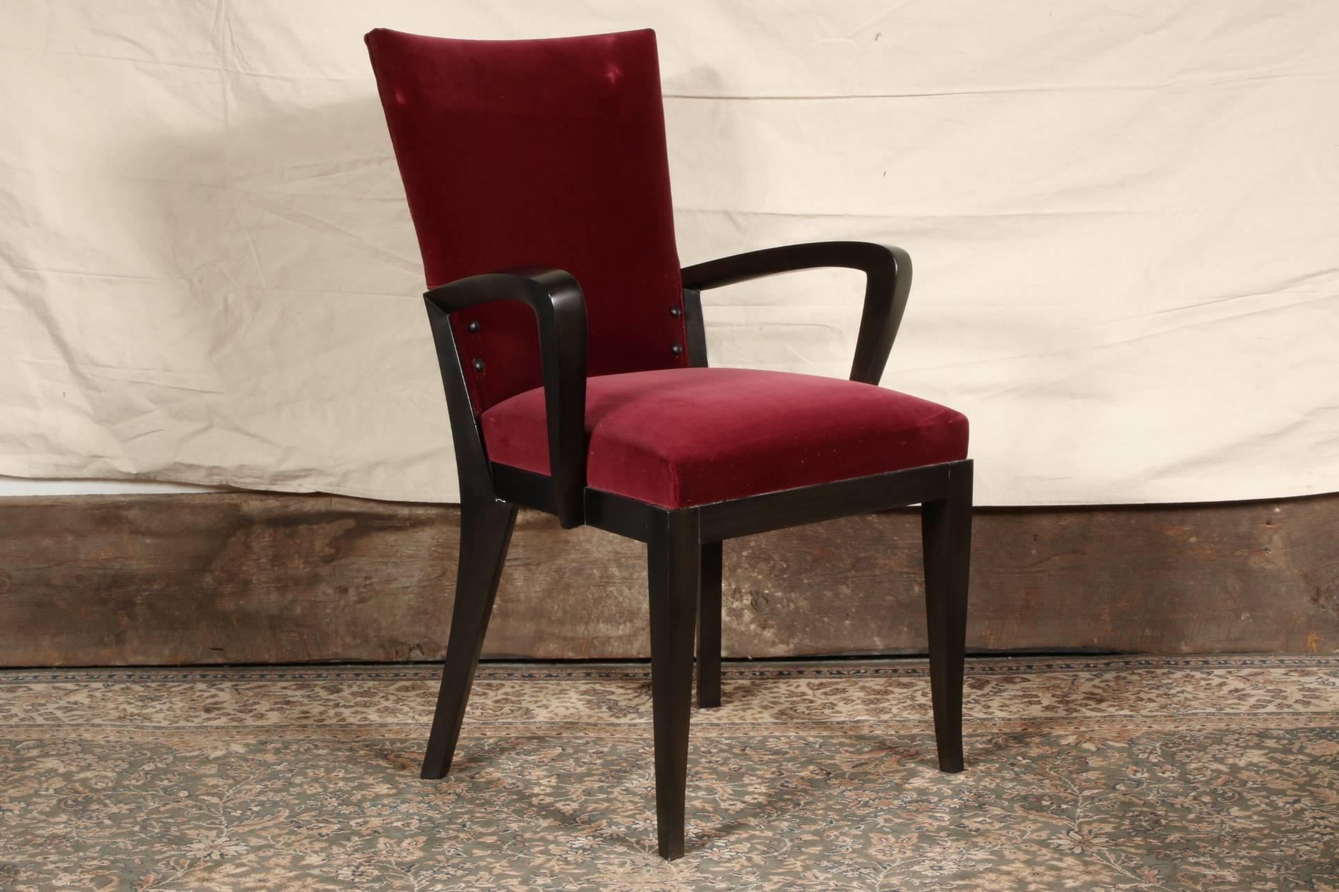 Set of Six Dakota Jackson Modern Dining Armchairs In Good Condition In Bridgeport, CT