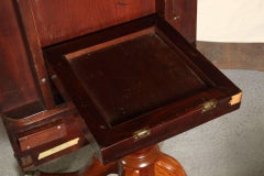 Antique Mahogany Double Pedestal Table, circa 1840