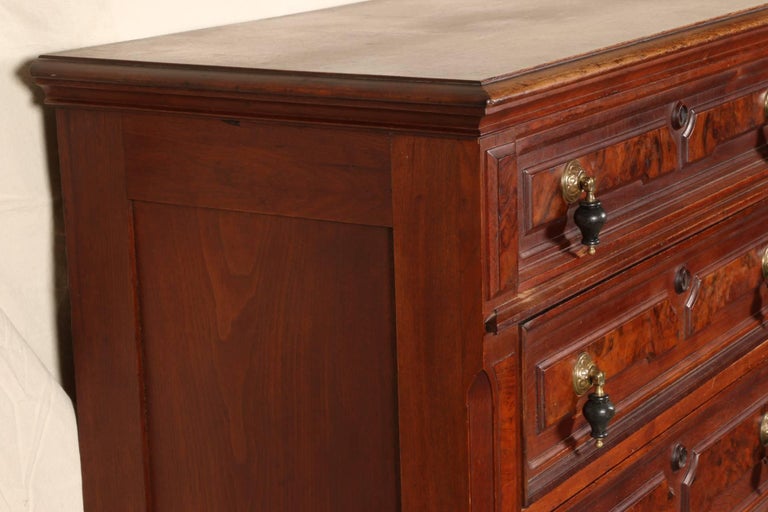Victorian Walnut Side Lock Chest For Sale at 1stDibs locking chest