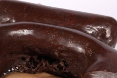 Scholar's Object Stone Plaque on Root Form Stand