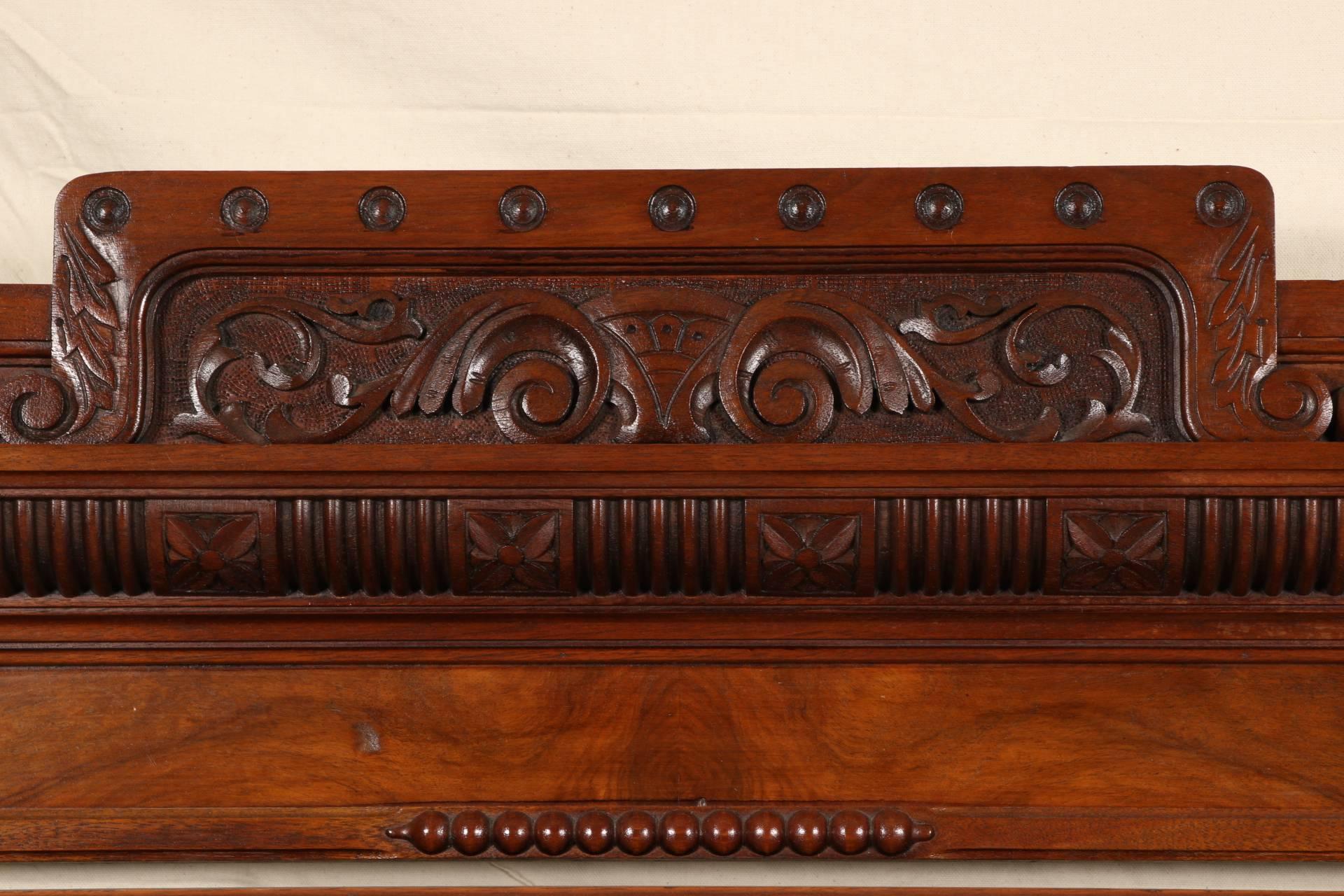 Victorian Marble-Top Dresser Chest and Bedstead 5