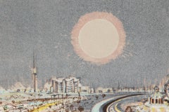 K. Trumpf, estampe signée en édition limitée intitulée Levade