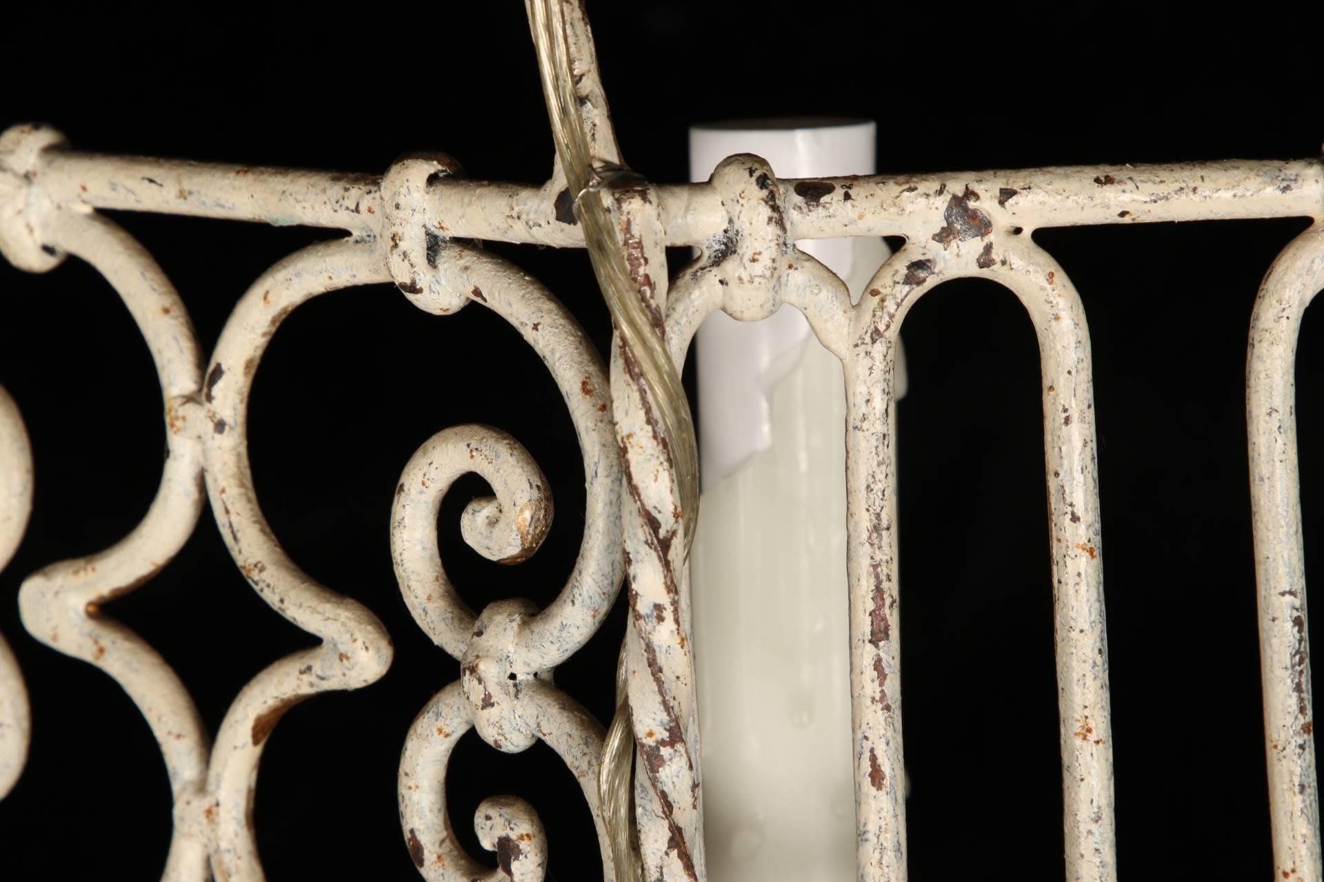 Pair of Hand-Wrought Iron Sconces 2