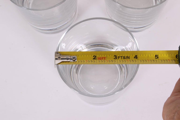 Set of Ten Baccarat Oversized Double Old Fashion Glasses at 1stDibs