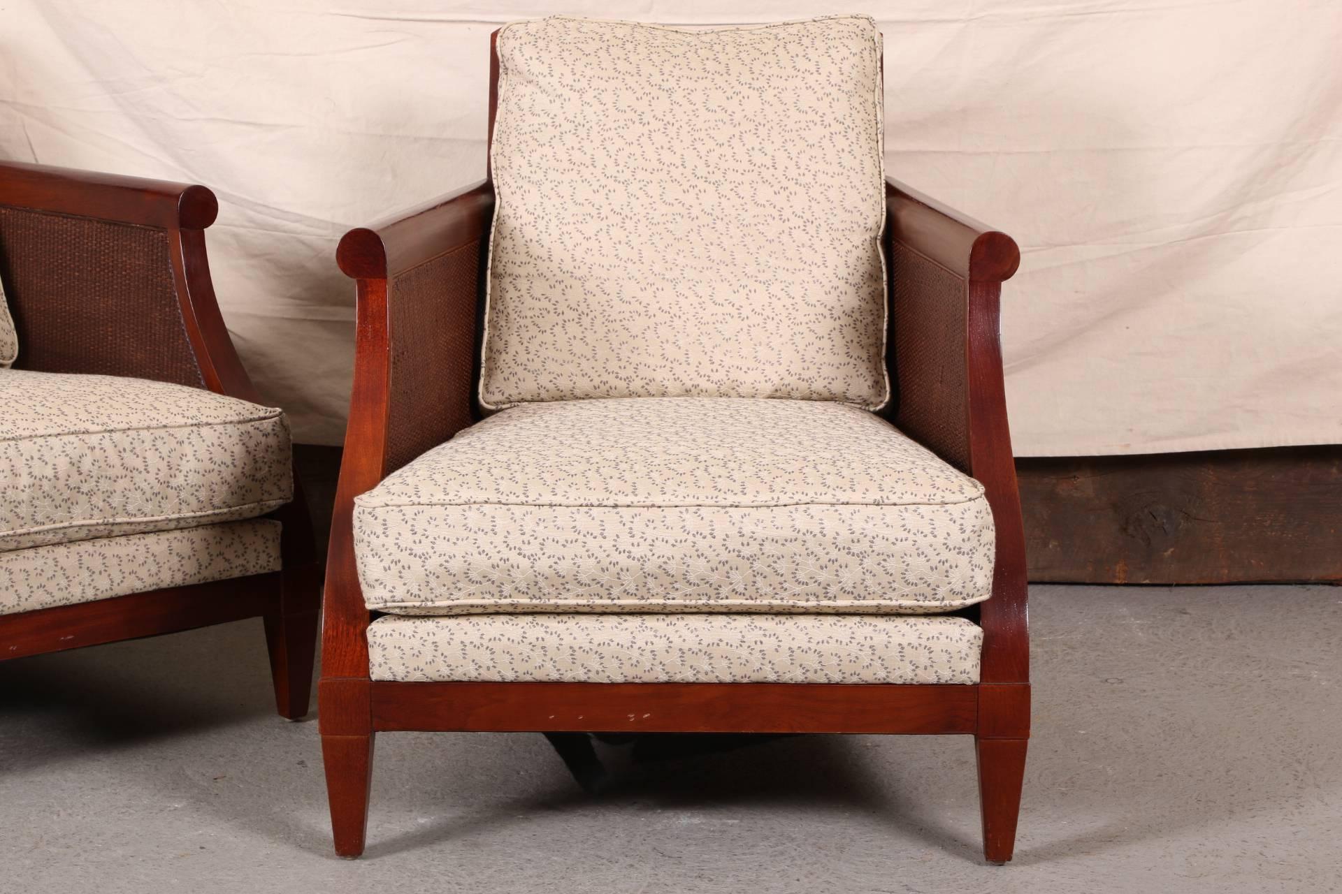 North American Pair of Holly Hunt for Sutherland Lounge Chairs