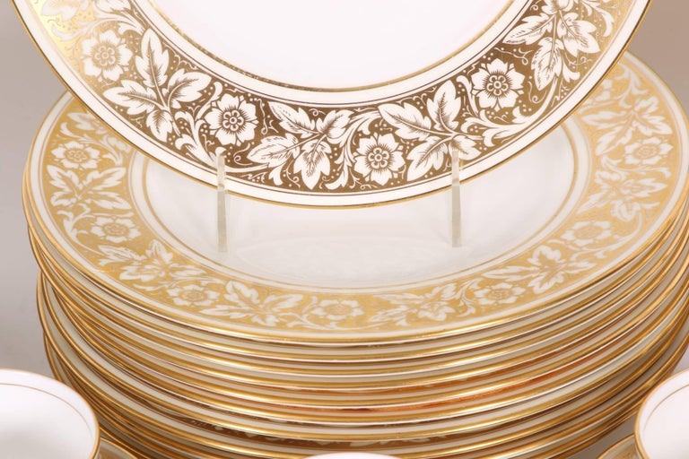 Minton Harmony Pattern English Bone China Dinner Service for 12 at 1stDibs