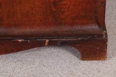 Biedermeier Burl Wood Secretary Cabinet