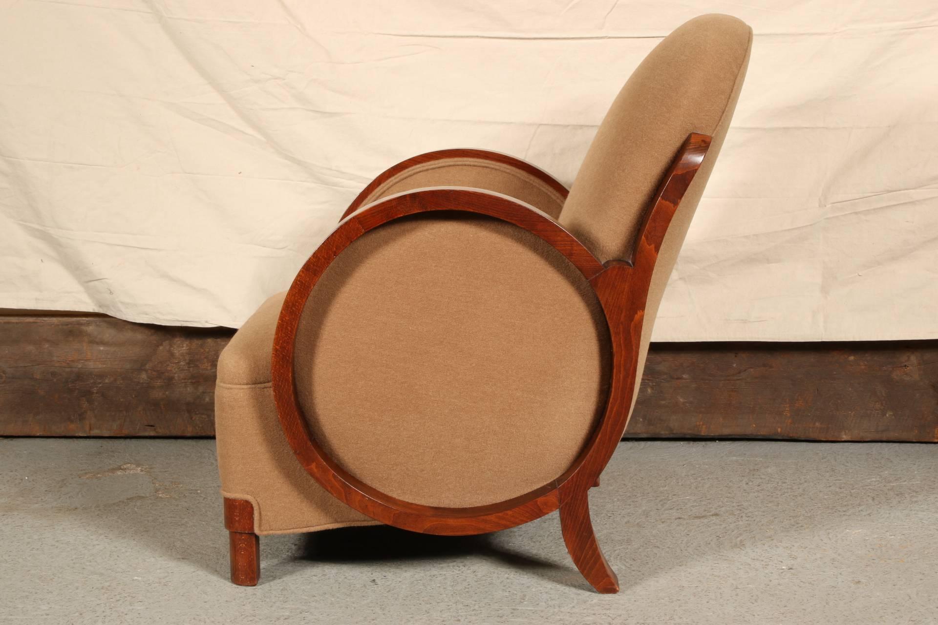 Art Deco Mohair Club Chair 2