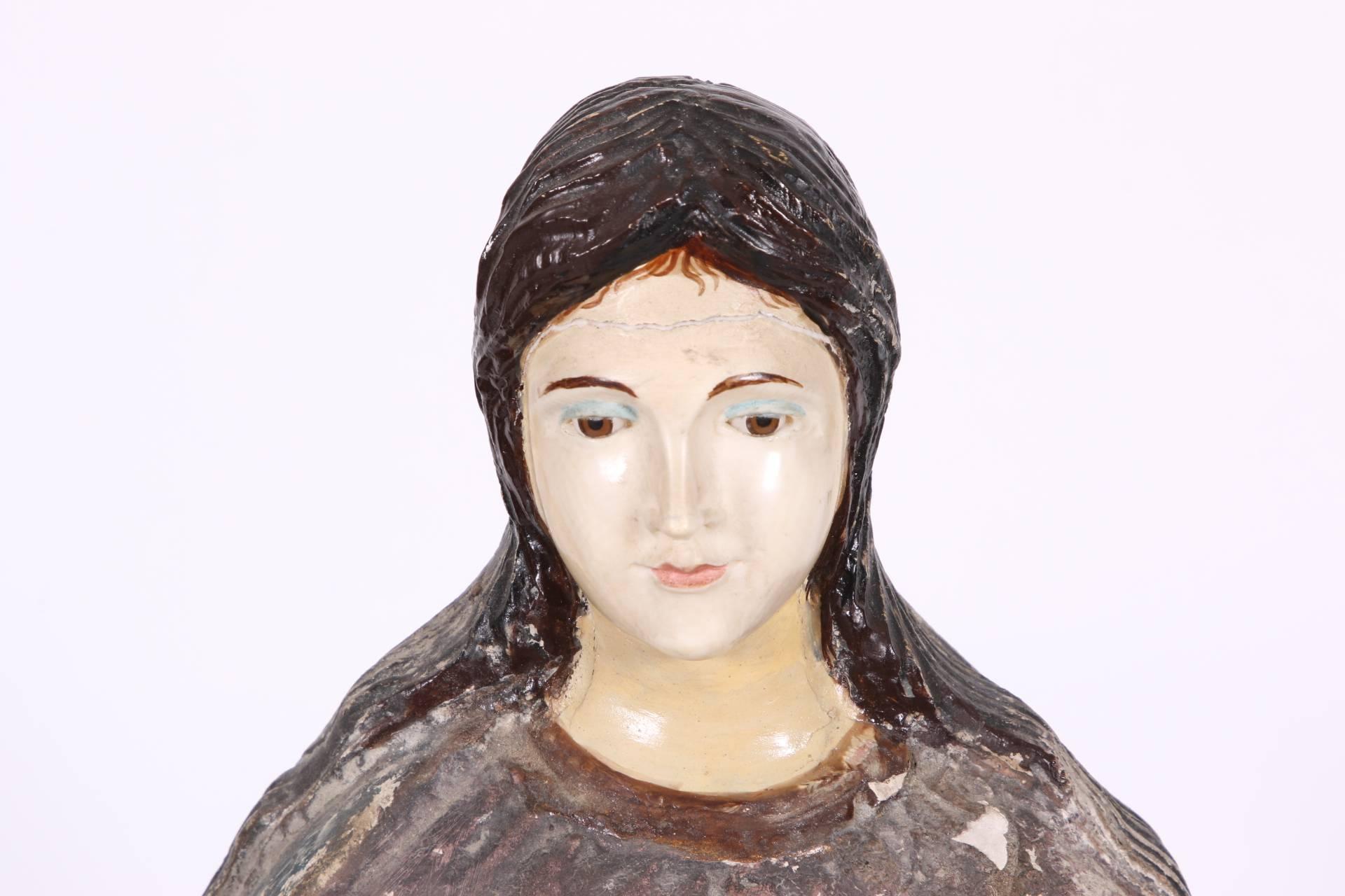Renaissance Antique Female Santos Figure