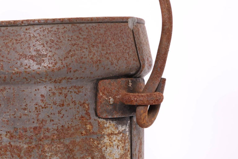 Industrial Era English Firefighters Bucket by F. Francis For Sale at