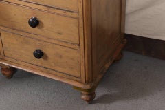 American Sheraton Pastry Board Sideboard with Maple Top
