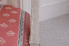 Pair of Napoleon III Carved and Paint Decorated Fauteuils