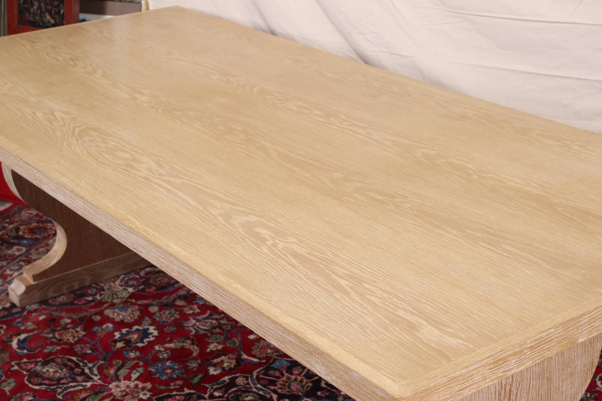 Plank Top Limed Oak Harvest Dining Table 2