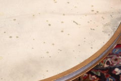 Pair of Mirrored Top Round Side Tables