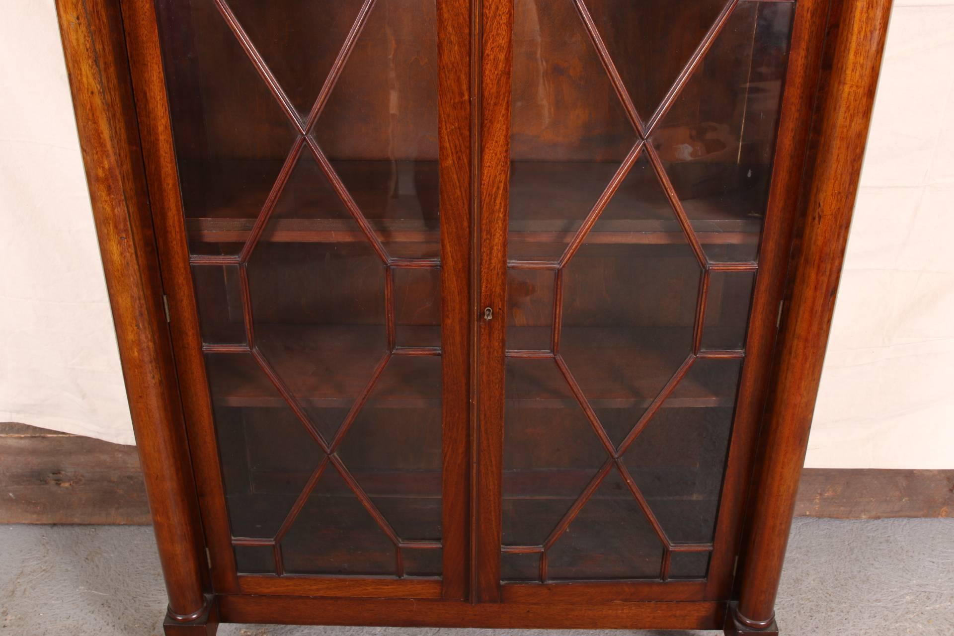 Mid-19th Century Mahogany Bookcase, Second Empire, circa 1860