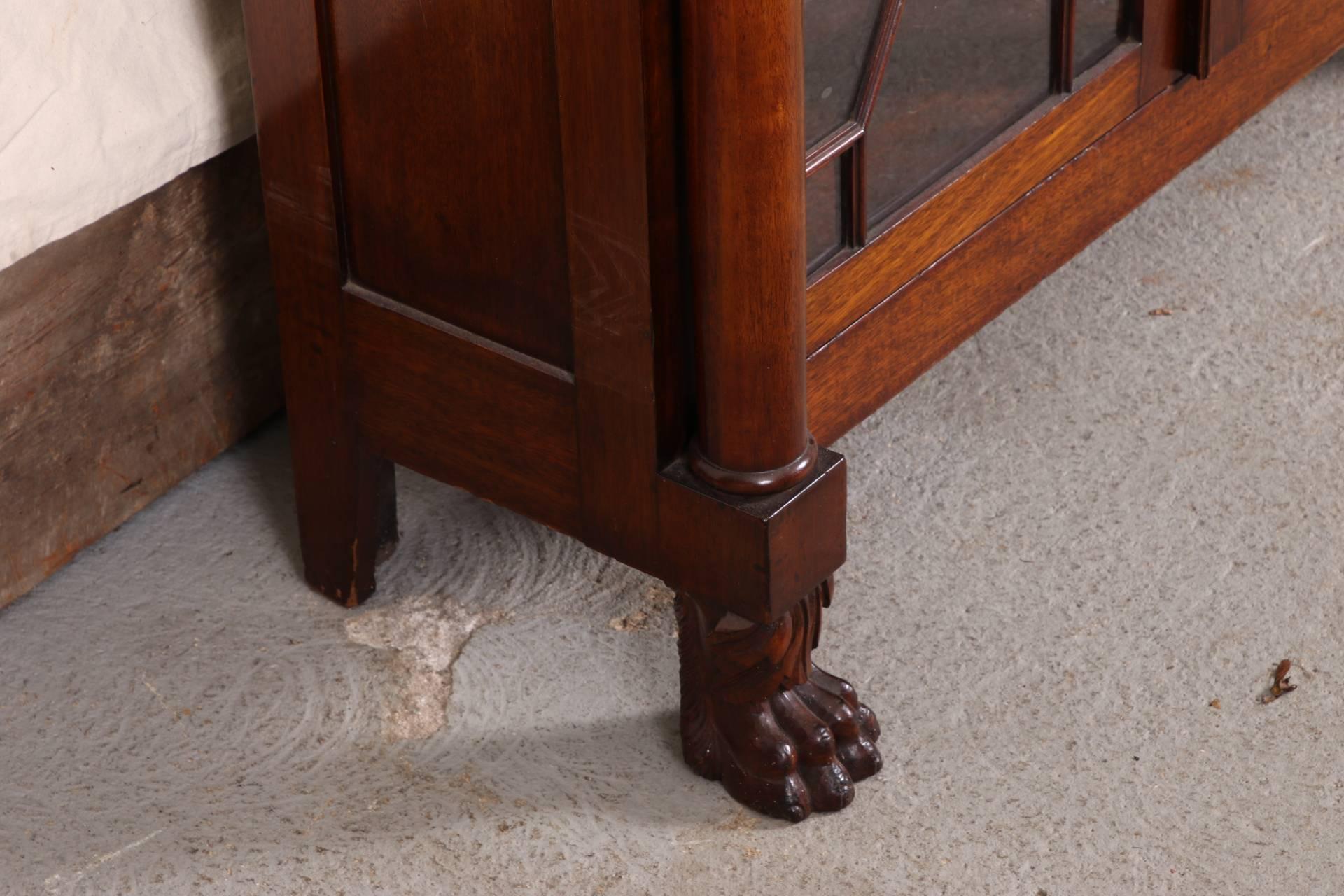 Mahogany Bookcase, Second Empire, circa 1860 1