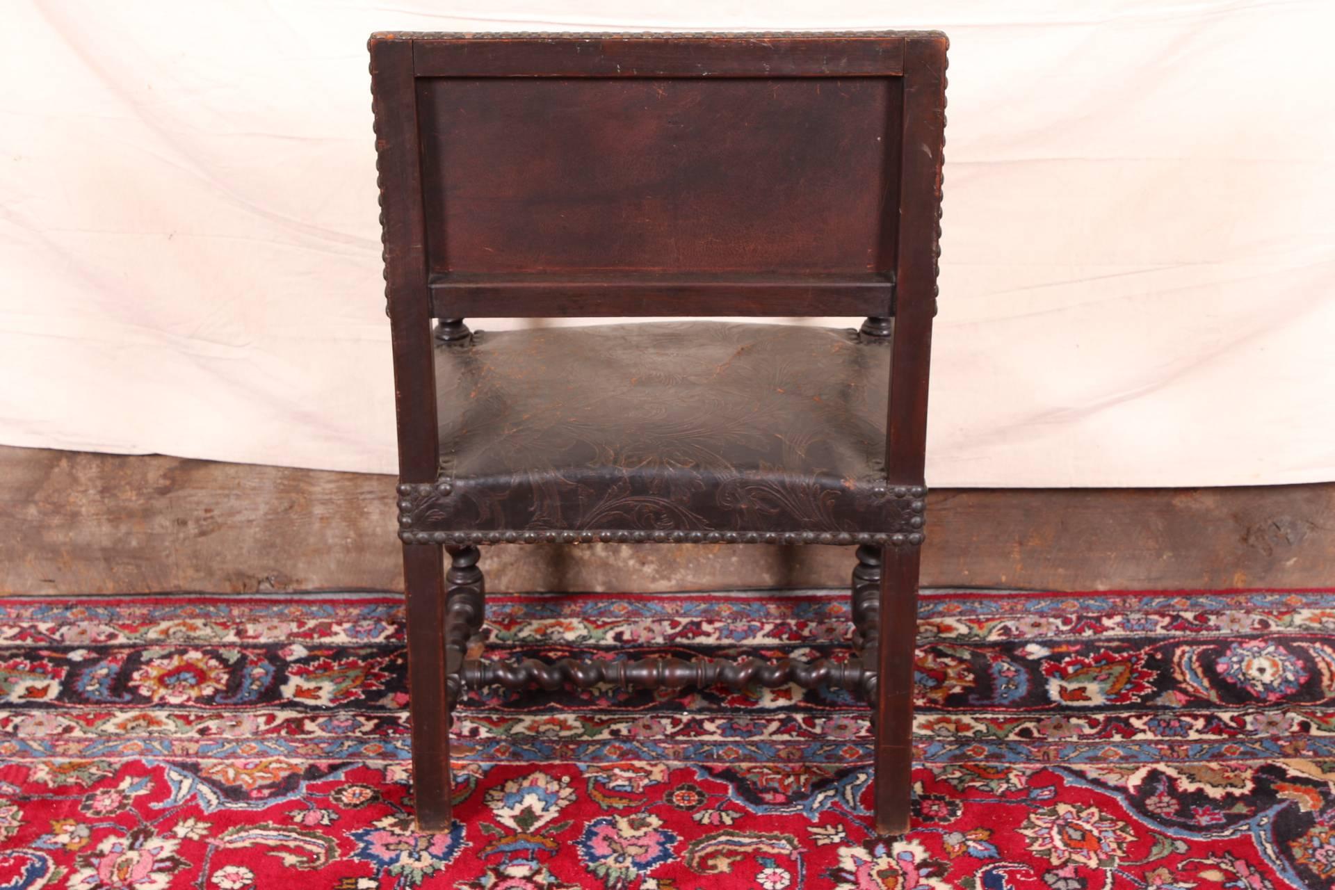 19th Century Renaissance Revival Hall Chair