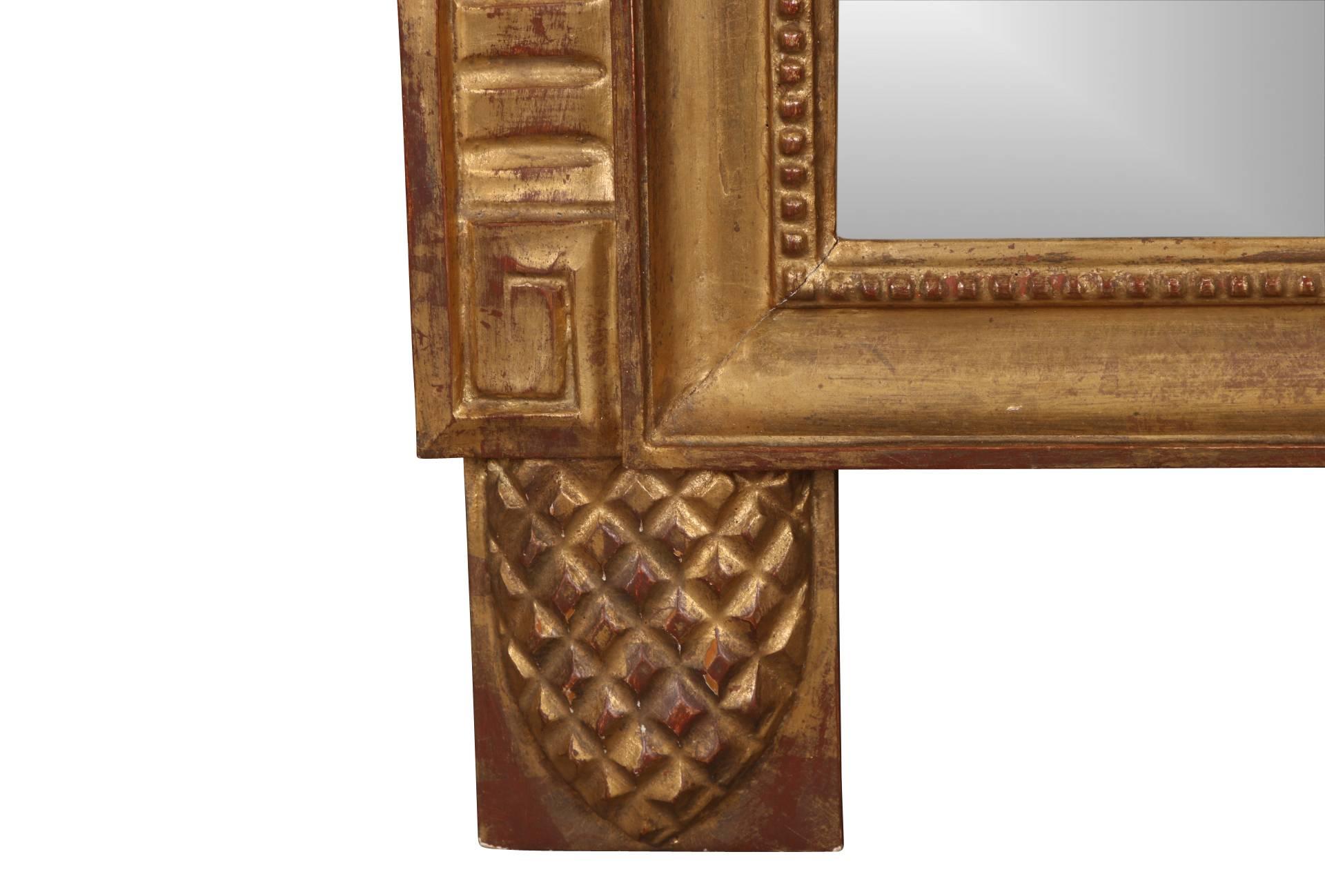 Large Carved and Gilt Mirror 4