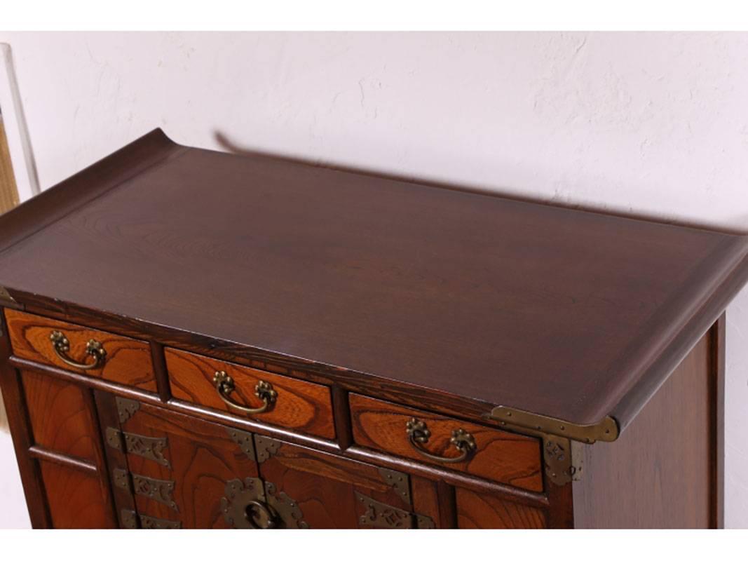 Meiji Antique Korean Tansu Cabinet