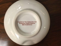 Set of Four Bemelman's Bar Ashtrays