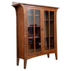 Charles P. Limbert Co. Arts & Crafts American Two-Door Bookcase, circa 1910
