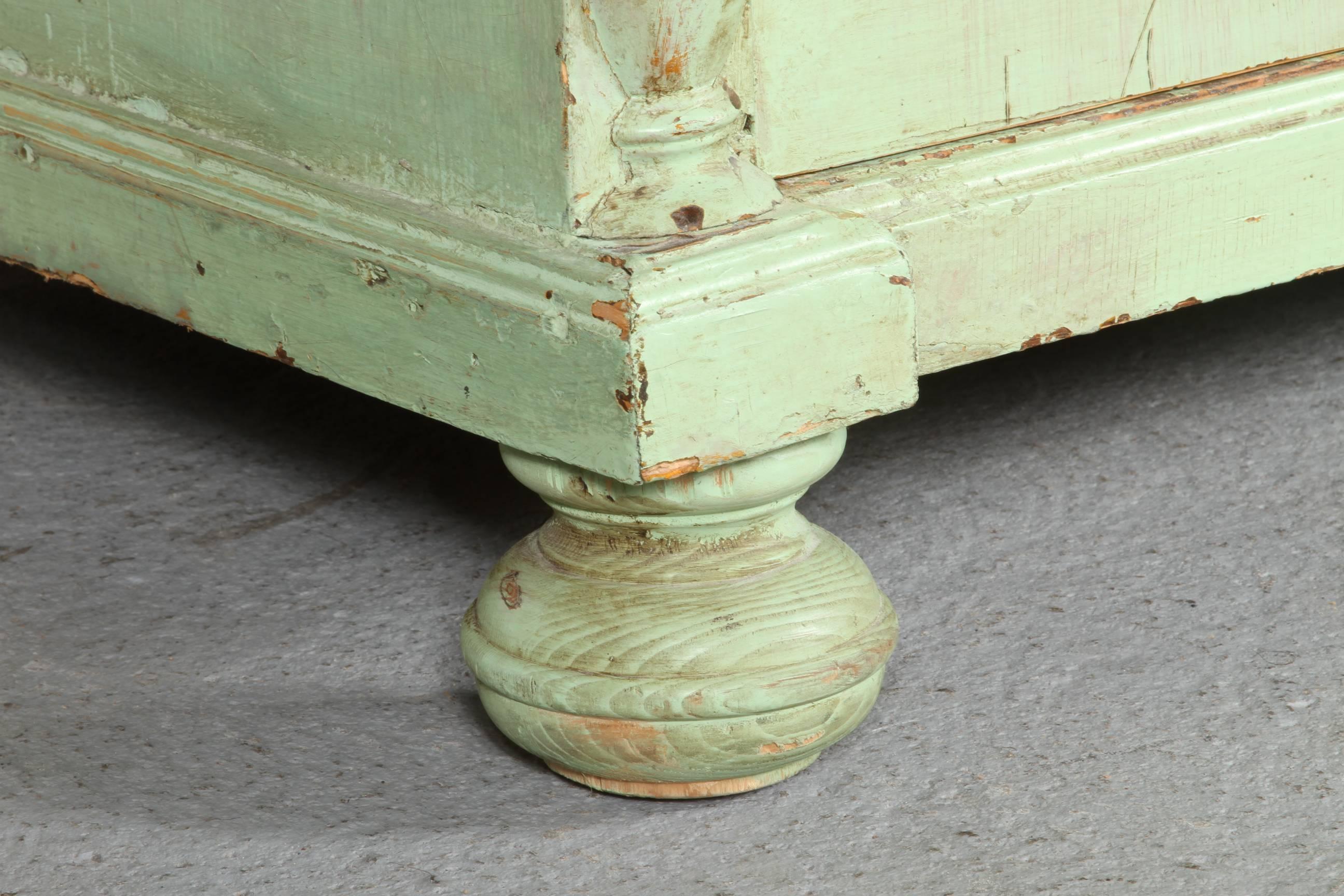 Antique Green Paint Chest at 1stDibs antique green color, antique