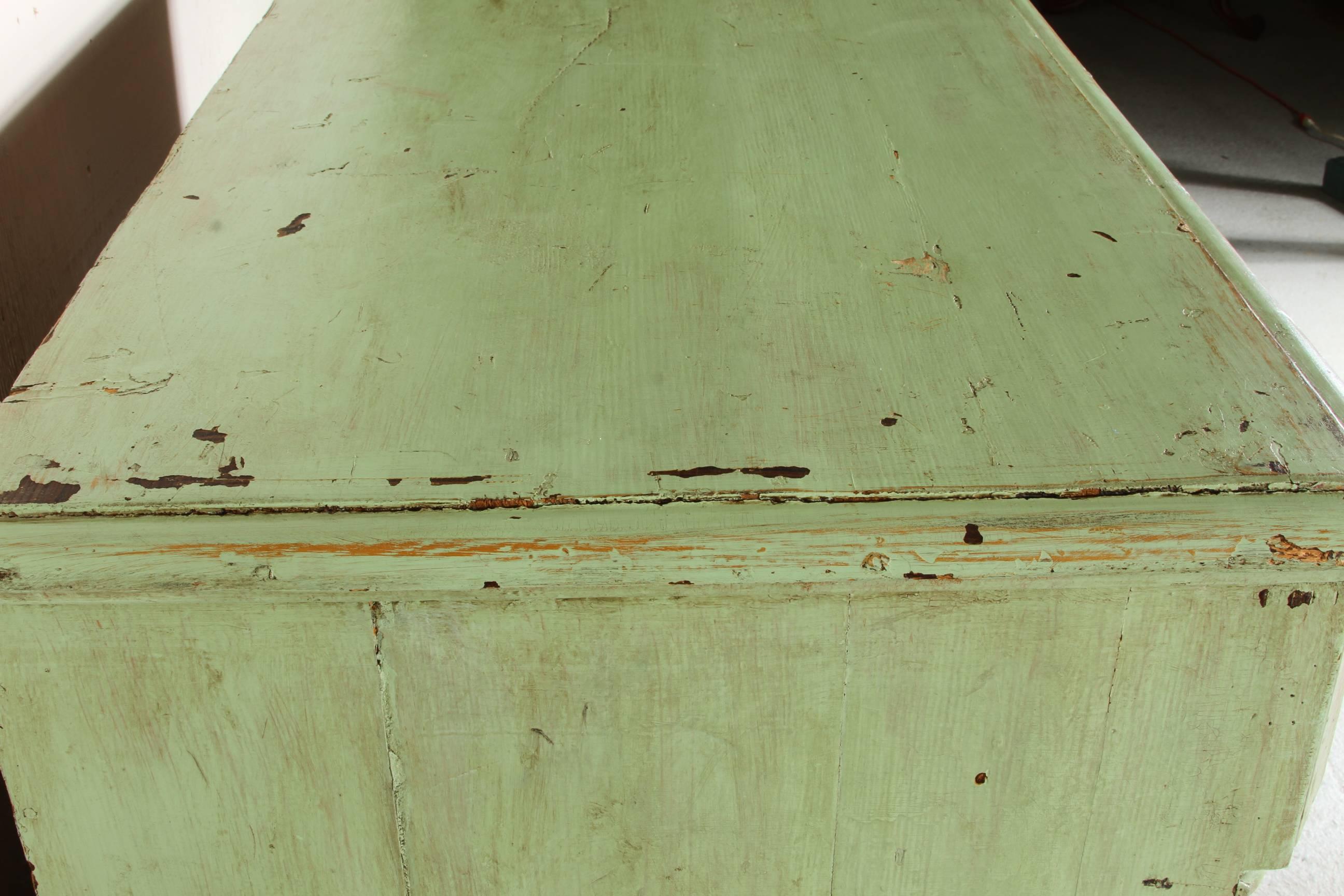 Antique Green Paint Chest at 1stDibs antique green color, antique