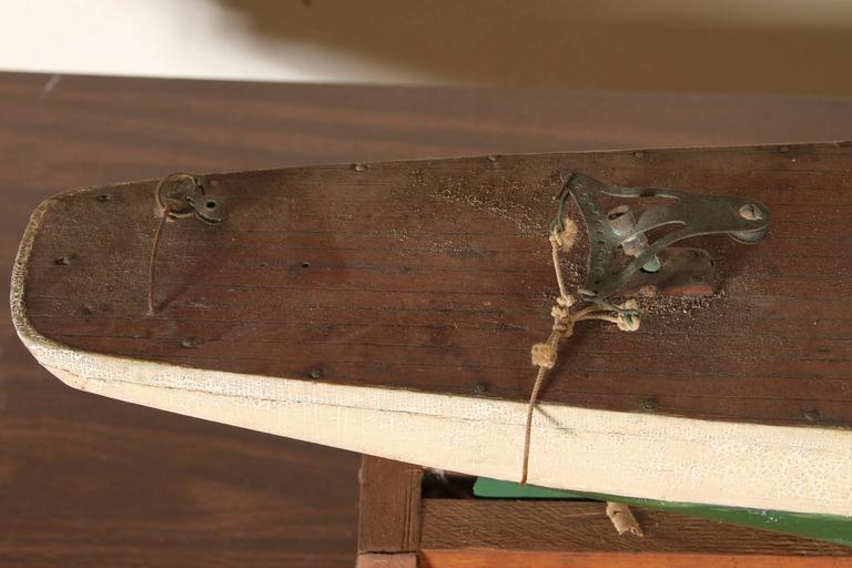 Painted American Pond Boat 1920s at 1stDibs