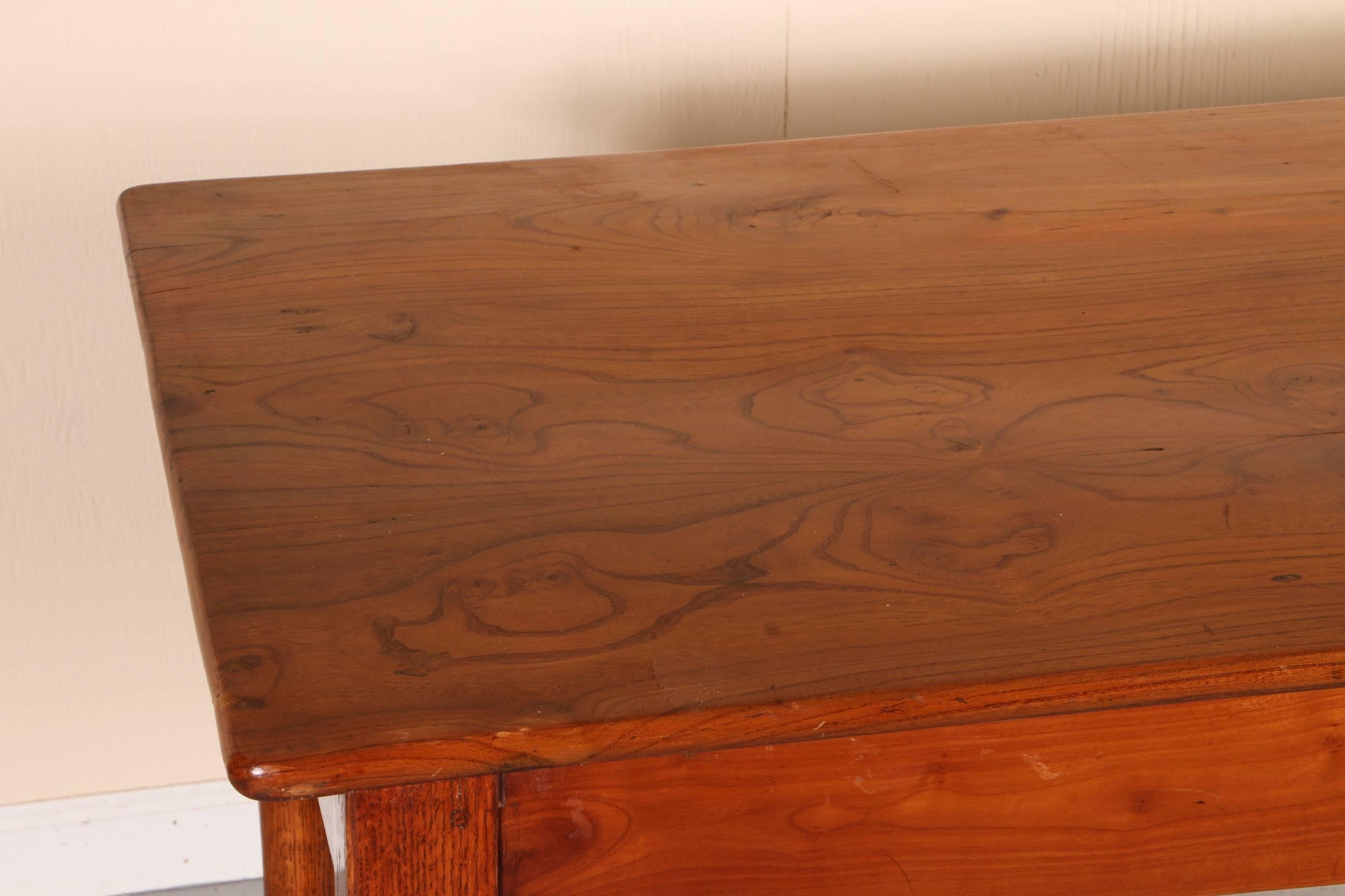 Primitive 19th Century French Work/Console Table