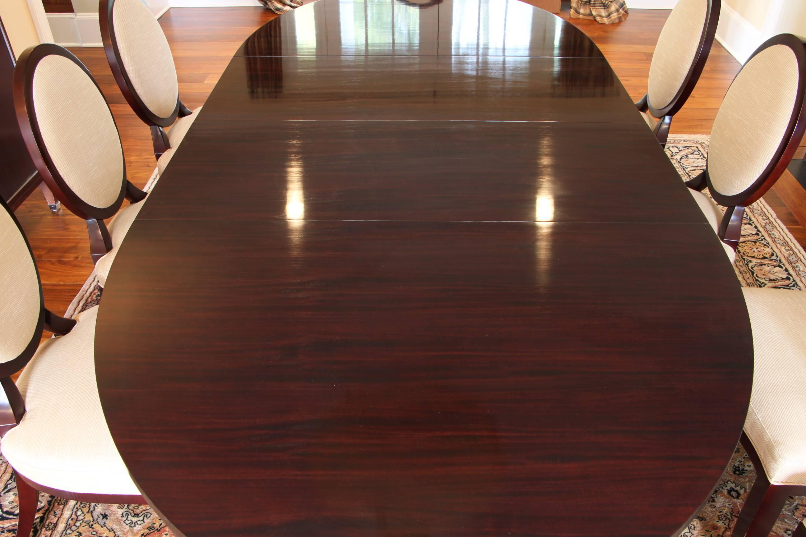 20th Century Dining Table with X-Back Dining Chairs by Barbara Barry for Baker Furniture