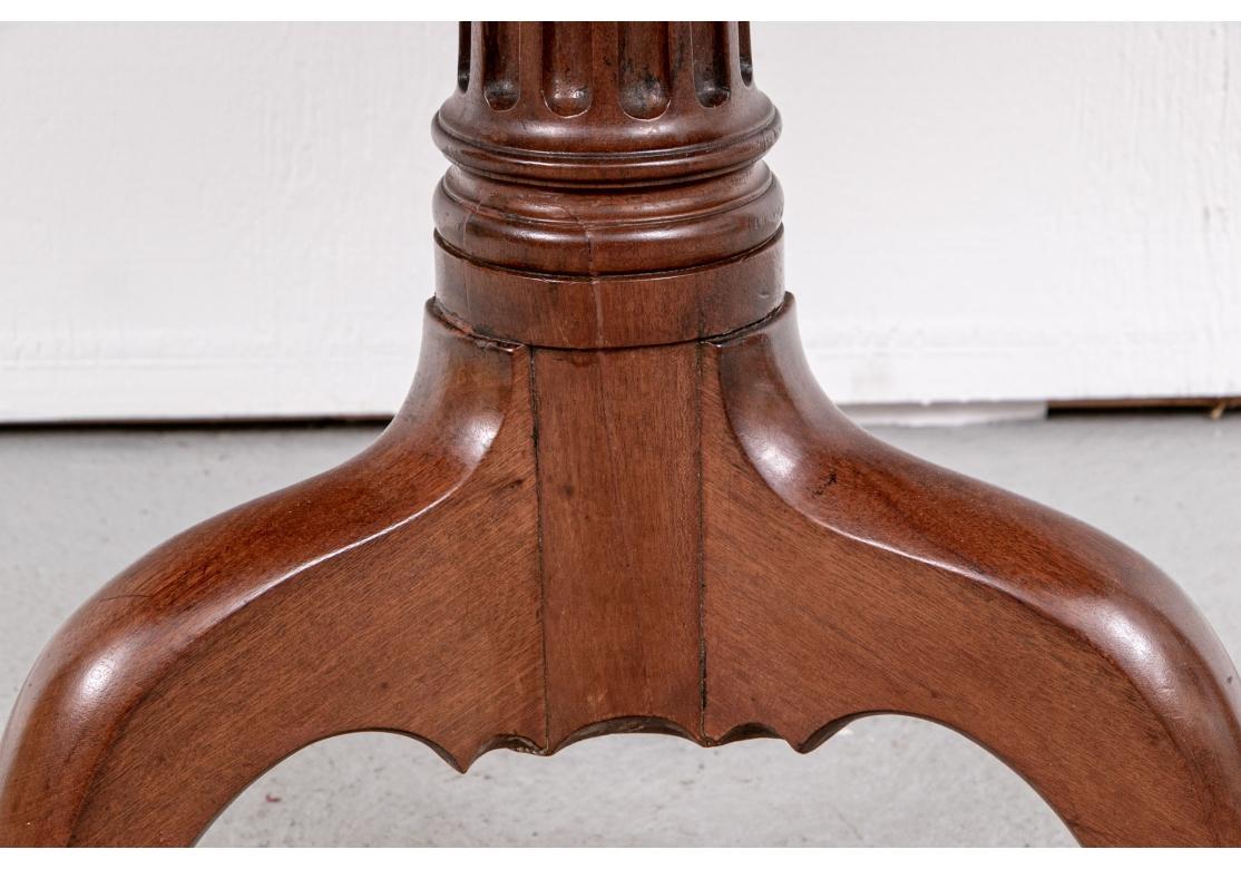 18th Century and Earlier Fine American PA Mahogany Round Table, 1780 For Sale