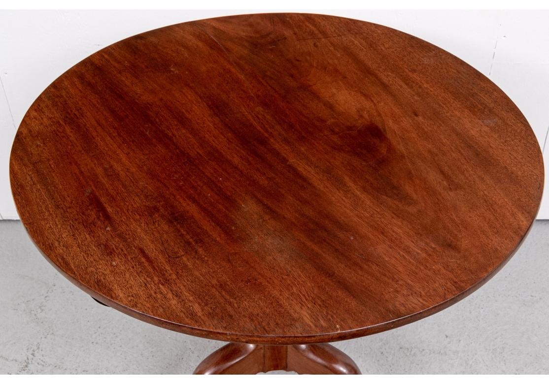 Fine American PA Mahogany Round Table, 1780 For Sale 3