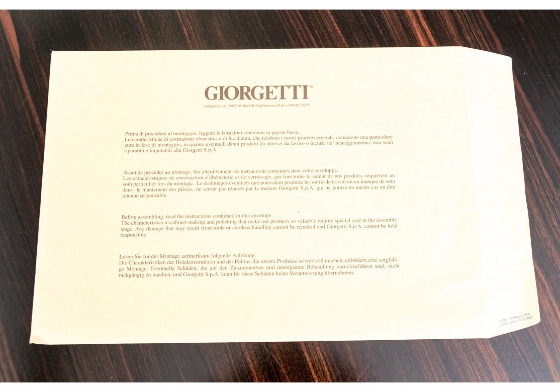 Georgetti Erasmo Luxury Italian Oval Desk by Massimo Scolari For Sale 7