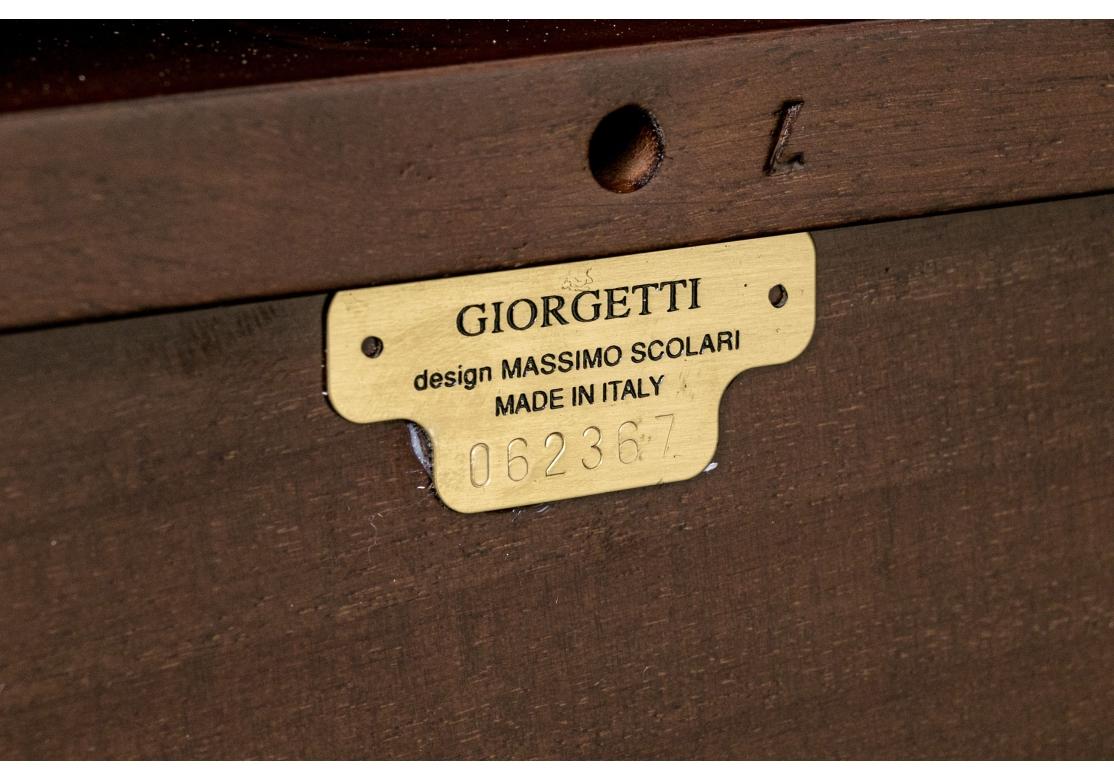Georgetti Erasmo Luxury Italian Oval Desk by Massimo Scolari For Sale 13