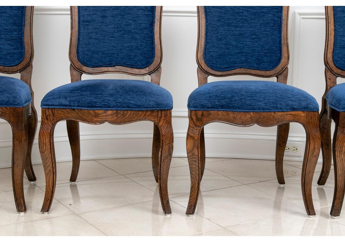 Sconosciuto Set di quattro sedie da pranzo francesi in stile Luigi XV in vendita