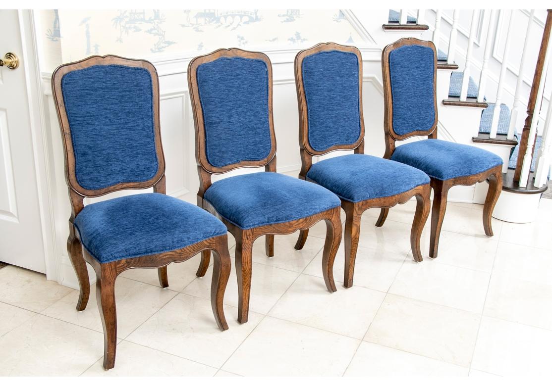 Set di quattro sedie da pranzo francesi in stile Luigi XV in vendita 3