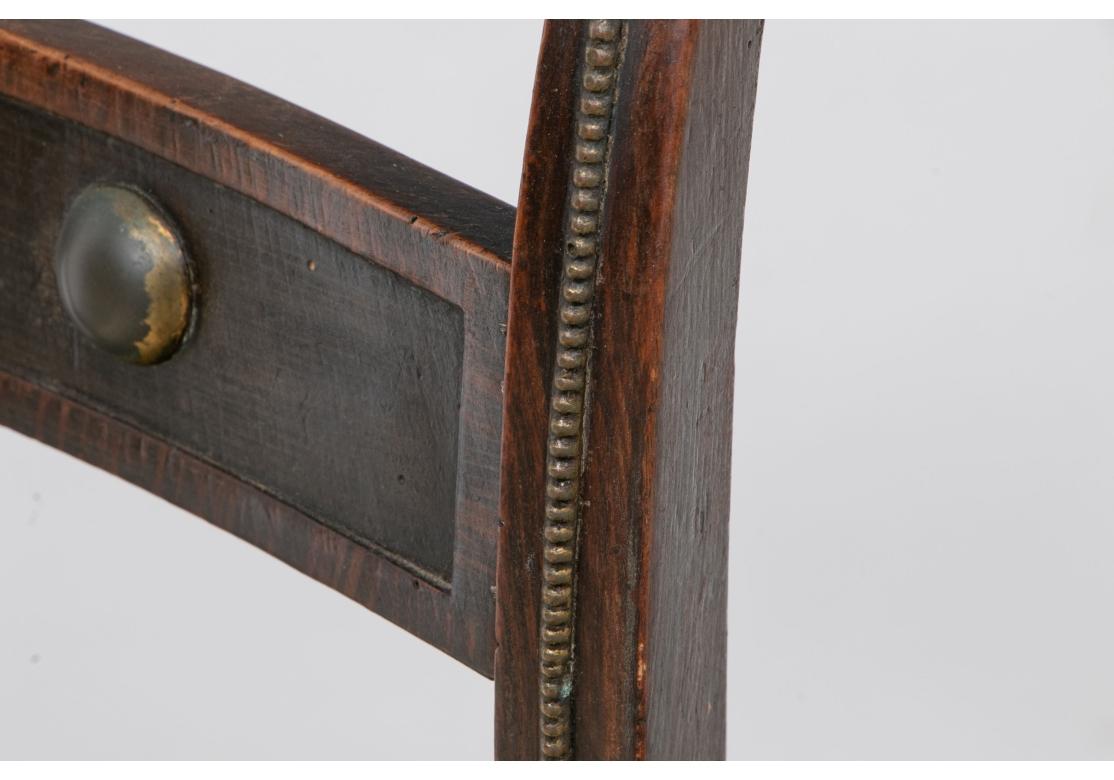 19th Century Set Of Four Elegant Regency Side Chairs, 1810 For Restoration For Sale