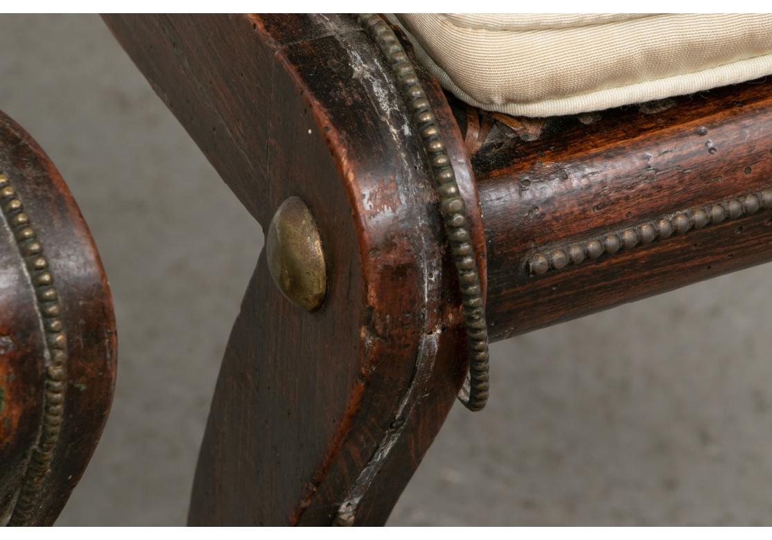 Set Of Four Elegant Regency Side Chairs, 1810 For Restoration For Sale 1