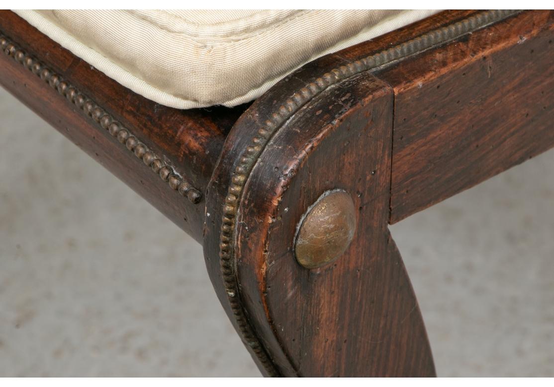 Set Of Four Elegant Regency Side Chairs, 1810 For Restoration For Sale 4