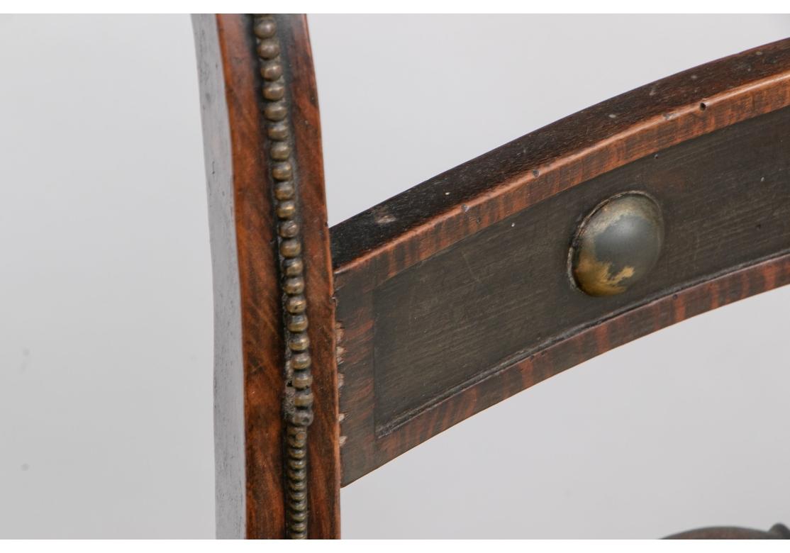 Set Of Four Elegant Regency Side Chairs, 1810 For Restoration For Sale 15