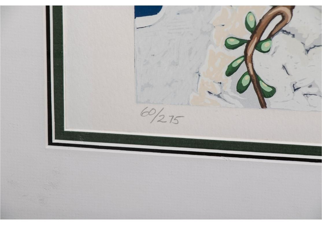 Serigrafie, John Kiraly (Am. B. 1943), Midday At Madame Ada's, Signiert & nummeriert im Angebot 3