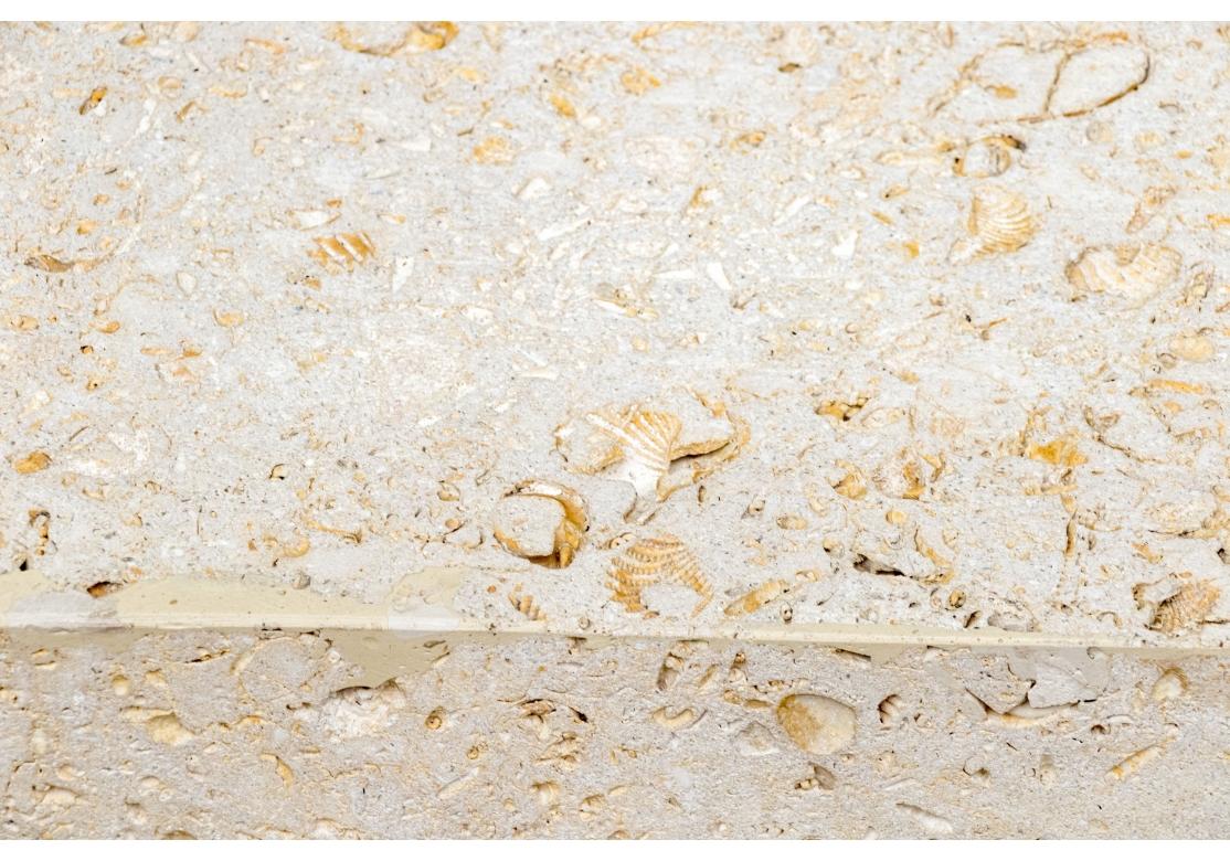 Travertine Cube Table For Sale 3