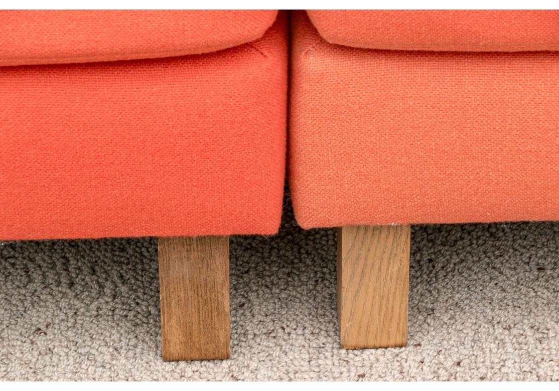 Mid-Century Modern Contempo Concepts Modern Mid Century Three Piece Ottoman Set for Restoration For Sale