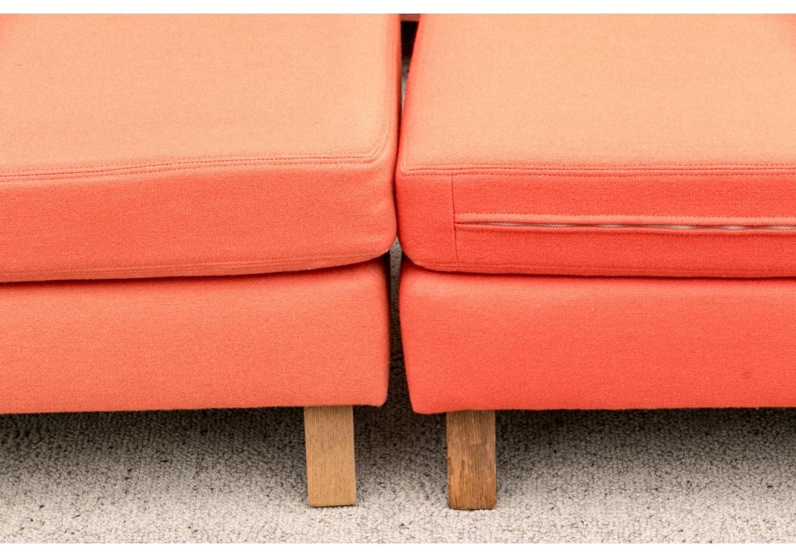 20th Century Contempo Concepts Modern Mid Century Three Piece Ottoman Set for Restoration For Sale