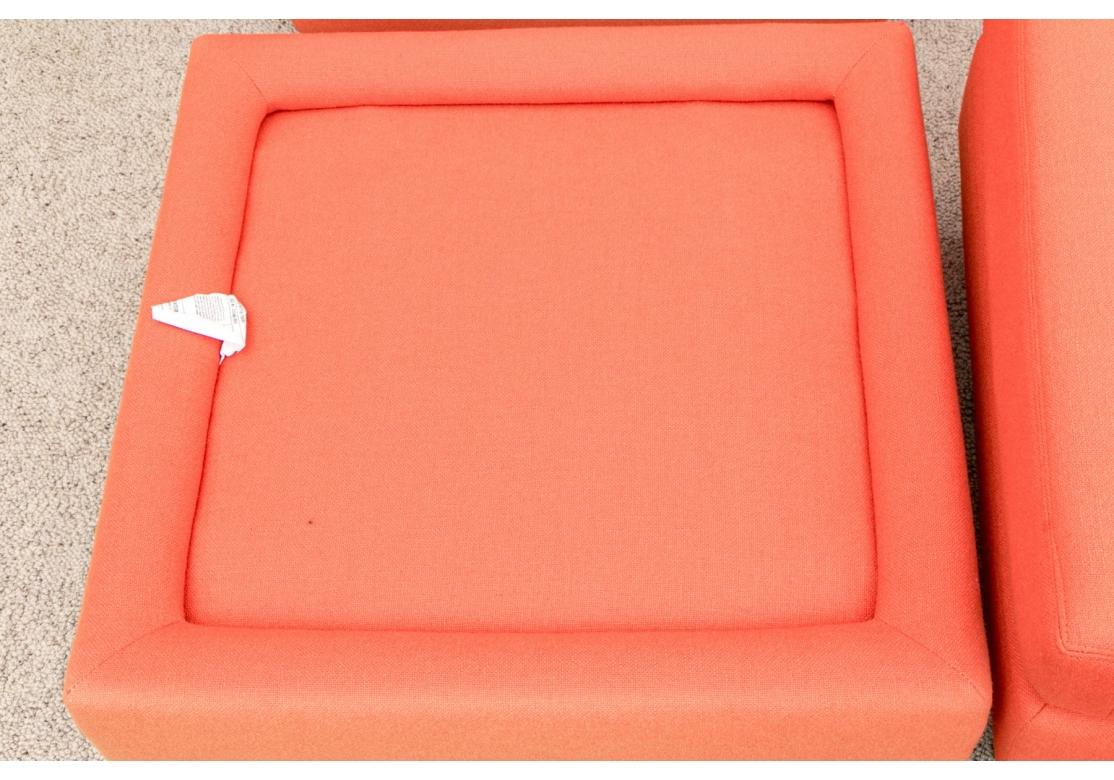 Contempo Concepts Modern Mid Century Three Piece Ottoman Set for Restoration For Sale 3