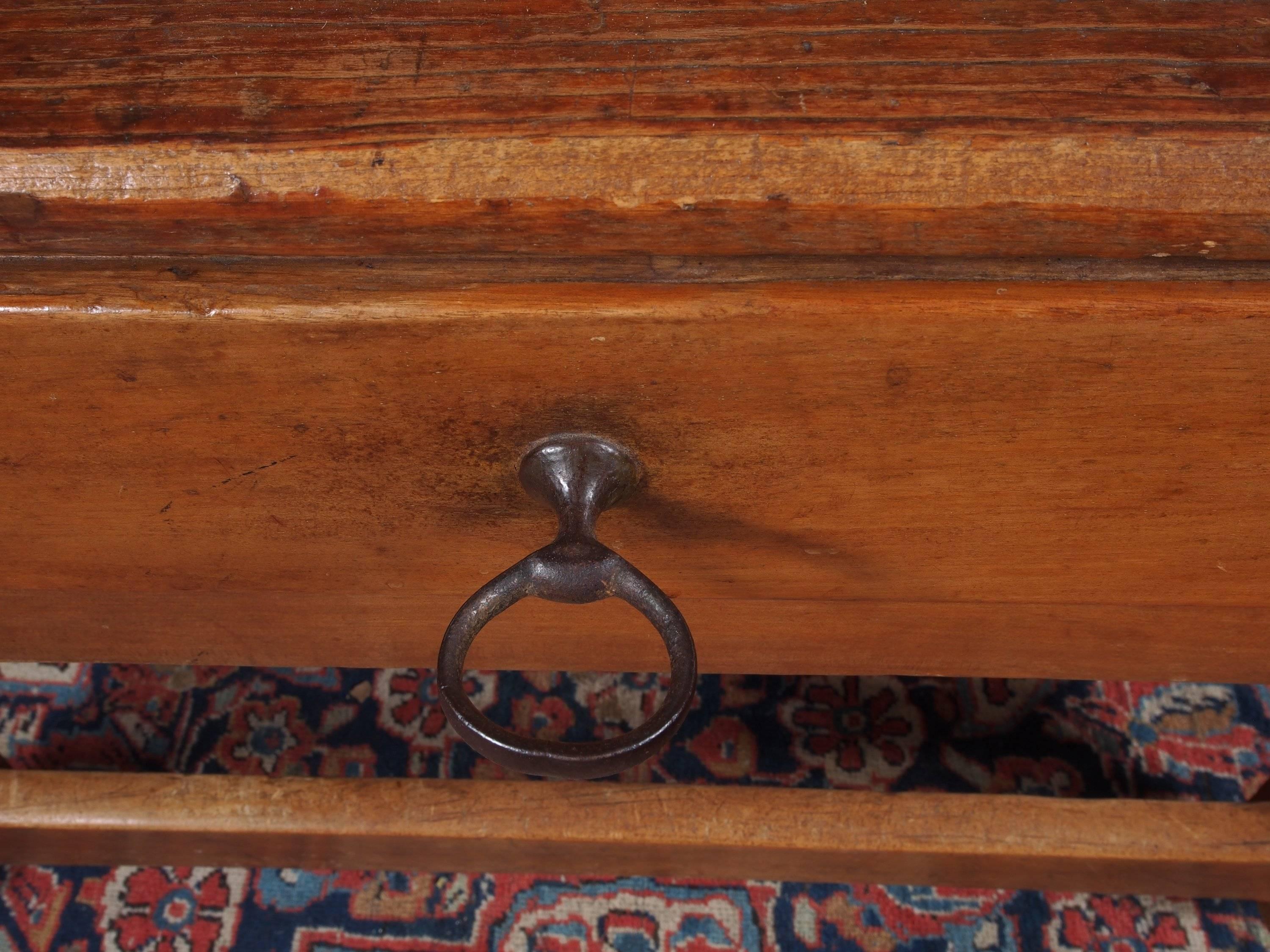 Antique American Pine Table or Bench in Original Condition 5