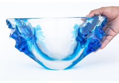 Marc Lalique Haiti Art Glass Center Bowl